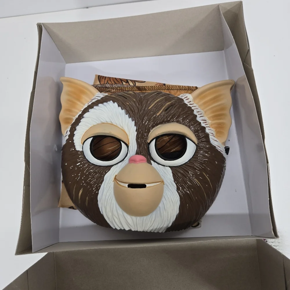 Ben Cooper Gremlins GIZMO Cosplay Costume Top & Mask Adult One Size‎ Rubies Open - Picture 3 of 13